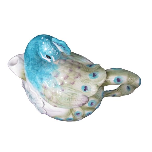 Peacock Collection Teapot Edie Rose Home by Rachel Bilson Retired EUC - Picture 5 of 16